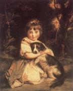 Sir Joshua Reynolds Miss Bowles Norge oil painting reproduction